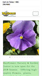 Mobile Screenshot of mayflowersnurserygarden.com